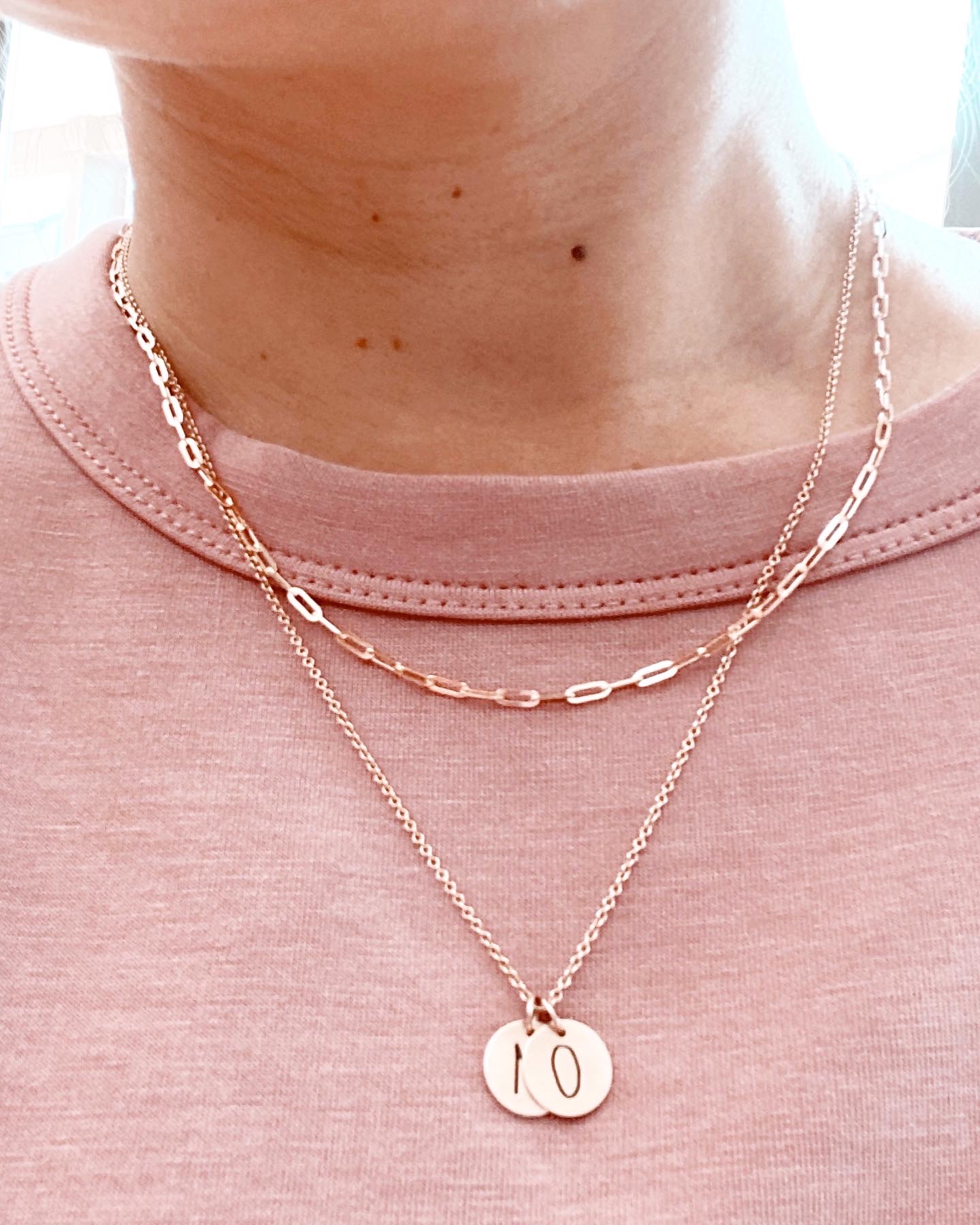 Rose gold hot sale anchor necklace