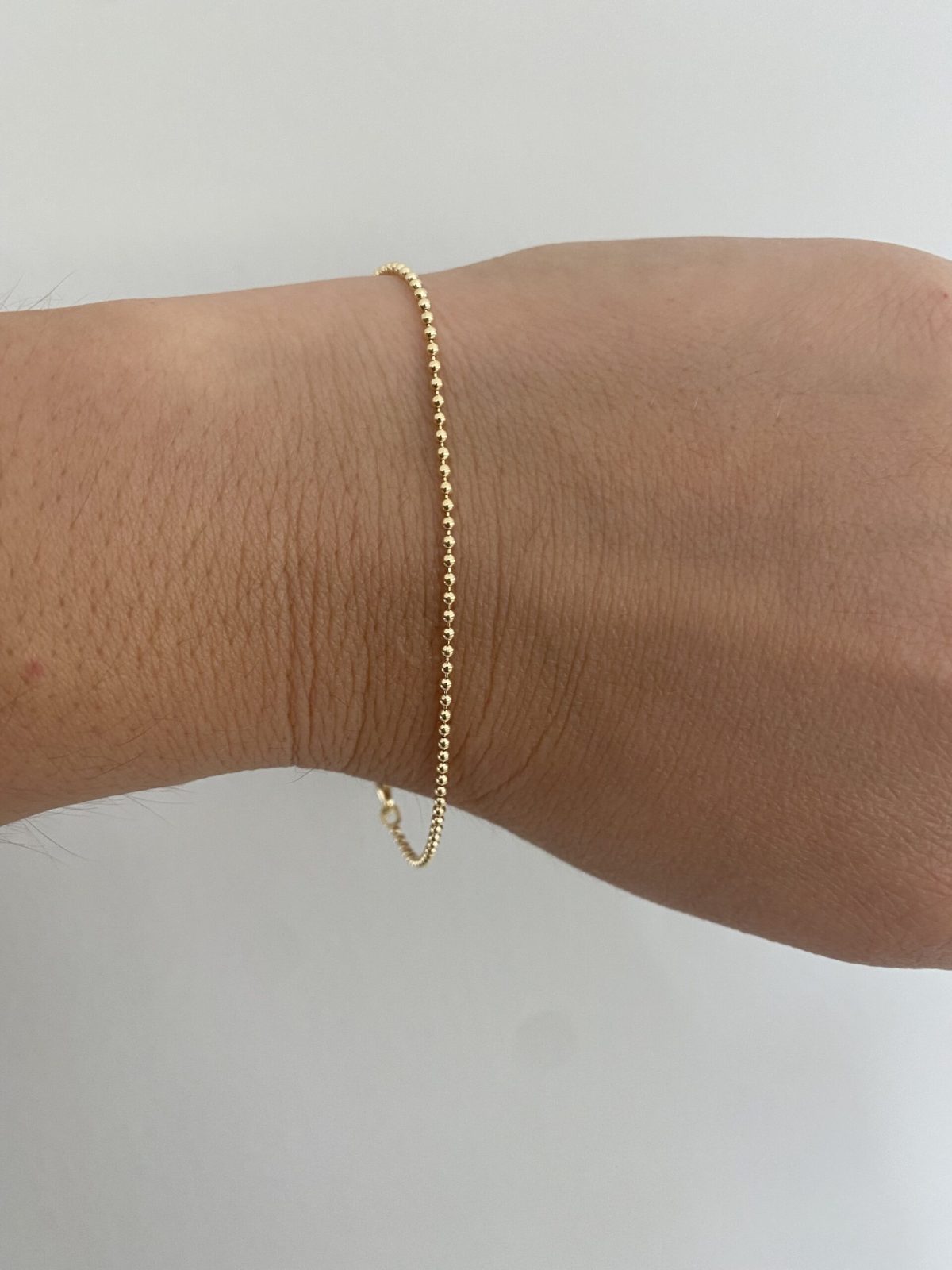 Dainty Bead Bracelet (9ct Gold)