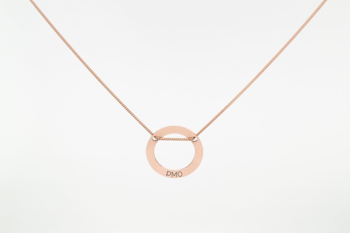 Circle Pendant Necklace (9ct Gold)