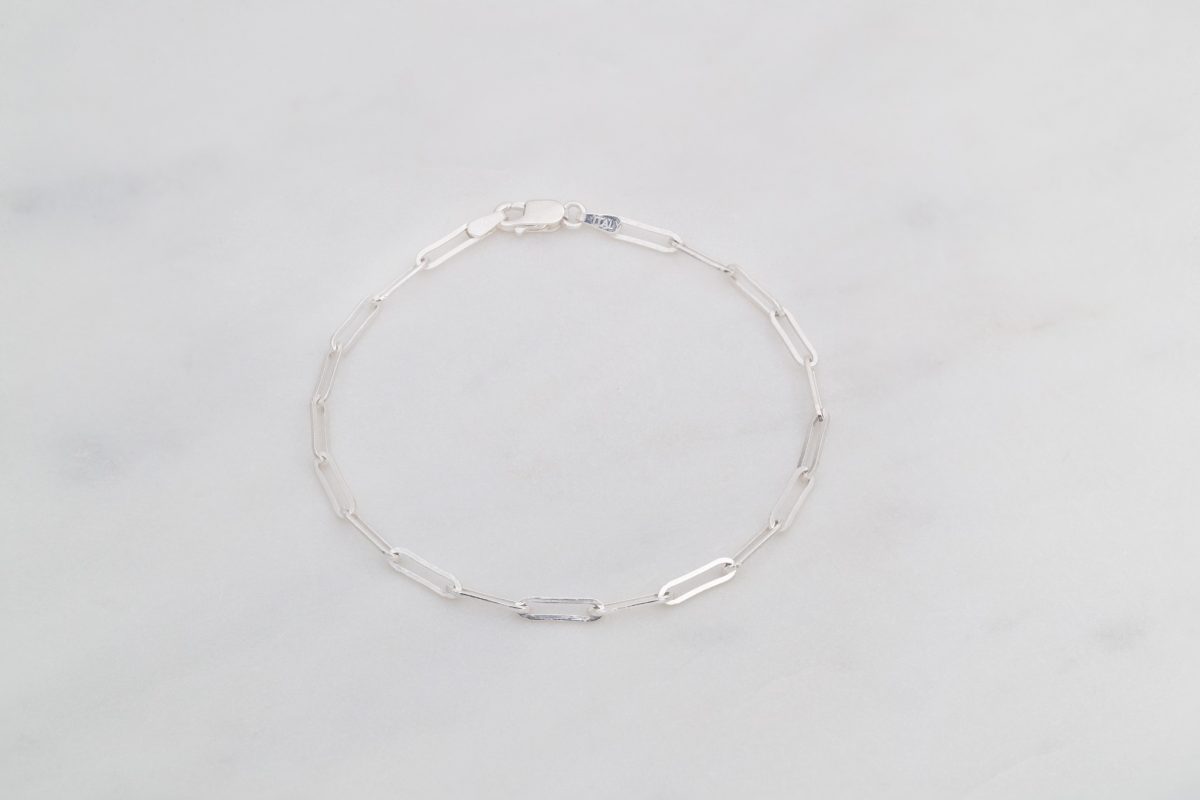 Paperclip Bracelet (Silver)