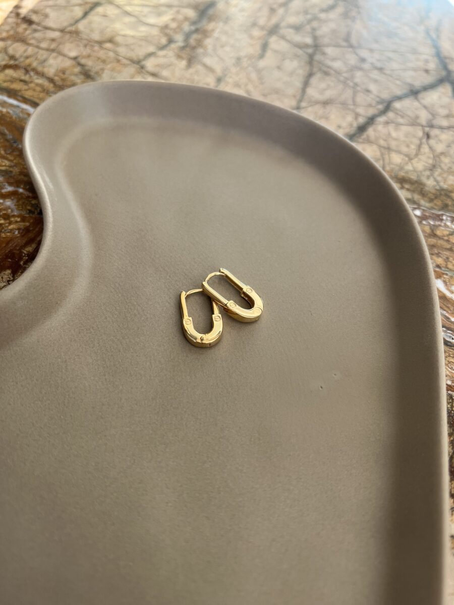 Fancy Huggie Earrings (9ct Gold)