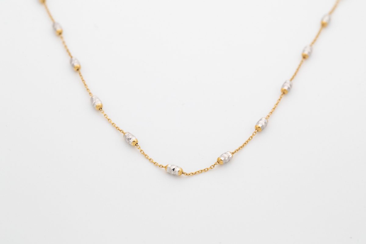 Two Tone Necklace (9ct Gold)